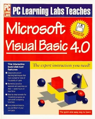 PC Learning Labs Teaches Visual Basic 4.0/Book And Disk • $38.74