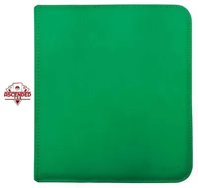 Ultra Pro Vivid 12 Pocket Zip Binder - Green - Stores 480 Cards - New & Sealed • £27.49