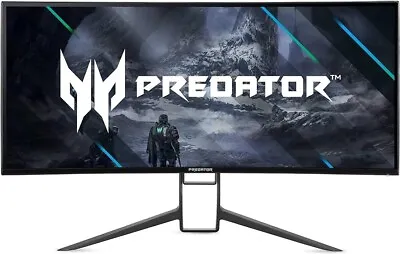 ACER PREDATOR X34 34-in CURVED ULTRA WIDE QHD (3440X1440) GAMING MONITOR 180Hz.  • $960