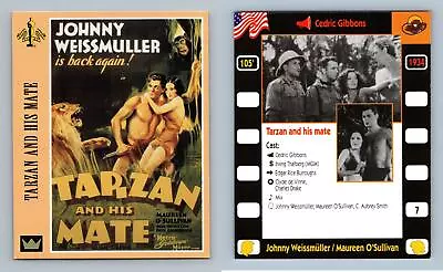 Tarzan And His Mate #7 Supercinema Due Emme Pub. Maxi Card • $1.25