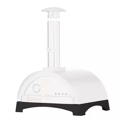 WPPO Outdoor Wood Fired Pizza Oven 25  Portable Durable Stainless Steel Black • $161.37