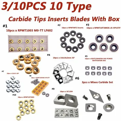 Carbide Tips Inserts Blades For Chisel Cutter Wood Turning Lathe Holder Tool XY • £24.73