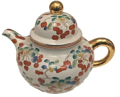 Vintage Teapot EXTRA LARGE JAPANESE CHINESE Style PORCELAIN White Decor Kitchen  • £16.91