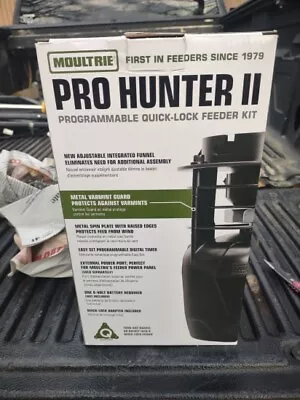 Moultrie PRO Hunter II Programmable Quick Lock Directional Deer Feeder Kit • $54.41