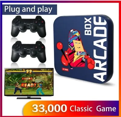 Super Arcade Box Multi System Classic Retro 33k+ GAMES Wireless 64GB • $90.20