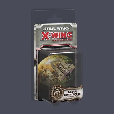 Star Wars X-Wing M3-A Interceptor Miniatures Game Expansion Fantasy Flight Games • £16.99