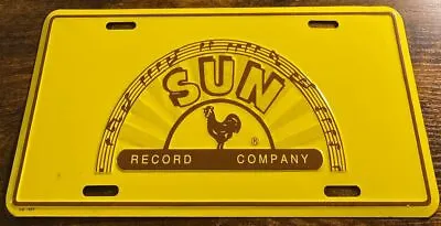 Sun Record Company Booster License Plate Records Elvis Memphis Tennessee  • $69.99