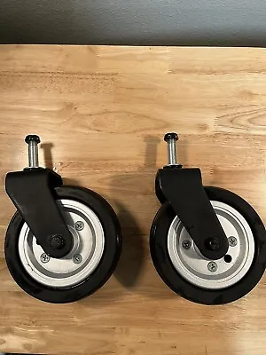 Set Of (2) Anti-tip Caster Wheels Jazzy Select 6 Mobility Wheelchair • $44.95