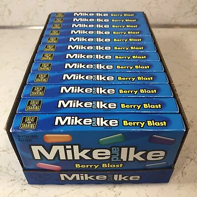 12 PACK   Mike & Ike BERRY BLAST Chewy Berry Flavored Candies 4.25 Oz Each Box • $32.98