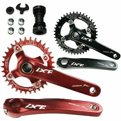 32~38T IXF MTB Road Bike Bicycle Crank Set Bottom Bracket BB 170mm BCD 104mm US • $43.99