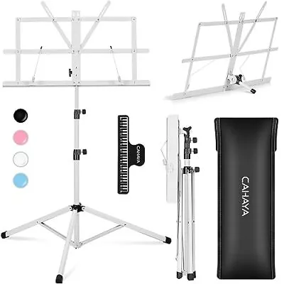 Sheet Music Stand Folding Portable & Tabletop Music Stand With Carrying Bag F... • $34.23