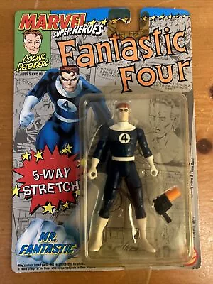 Mr. Fantastic Four Vintage 1992 Toy Biz Marvel Super Hero's Cosmic Defenders New • $19.99