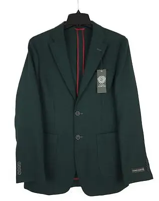 Vince Camuto Men's Slim-Fit Twill Sport Coat Blazer Olive 50R NWT • $52.46