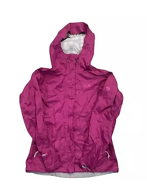 Mountain Hardwear Dry-q Womens Small Magenta Waterproof Shell Jacket • $34.99