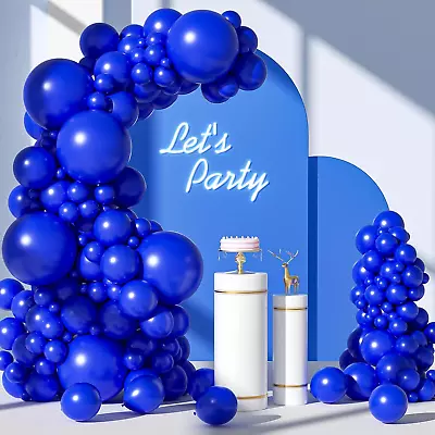 110Pcs Royal Blue Balloon Garland Arch Kit 18 12 10 5 Inch Royal Blue Latex Bal • $29.99