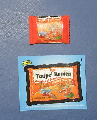 Wacky Packages Eraser Series 2 Toupe Ramen #8 With Matching Sticker • $5.95