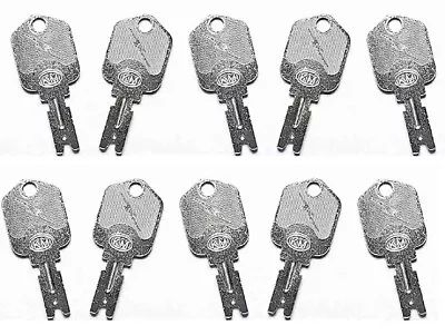 10 Forklift Ignition Keys For Clark Crown Gradall Gehl Hyster Komatsu Yale 166 • $14.79