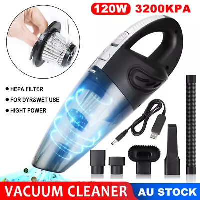 Home Rechargeable Car Vacuum Cleaner Wireless Handheld Vaccum Cleaner Wet Dry • $23.95