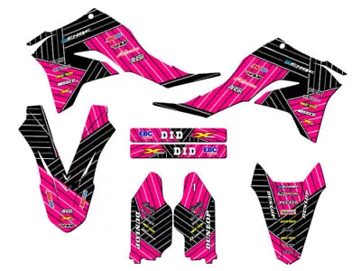 2020-2023 KLX 300 R RACE SERIES Pink Senge Graphics Kit Compatible With Kawasaki • £133.88