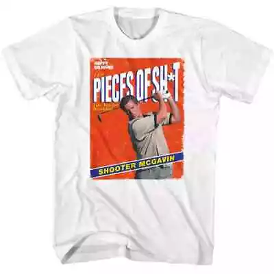 Happy Gilmore Movie Shooter McGavin Pieces Of Sh*t For Breakfast Men's T-Shirt • $22.99