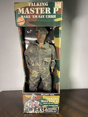 No Limit Master P Soldier Doll BDU Army Camo *Faint Jumbled Voice Not Working • $45