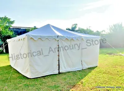 Camping Tent Medieval Square Water Proof 4.5x4.5 Camping Reenactment Event Tent • $1259.99