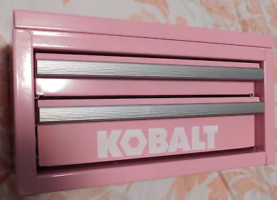 Kobalt Mini 2 Drawer Steel Tool Box - Pink (54422) • $32.99