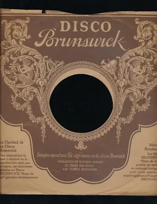 78 RPM Company Logo Sleeves- PRE-WAR-BRUNSWICK-Discos Latin • $18