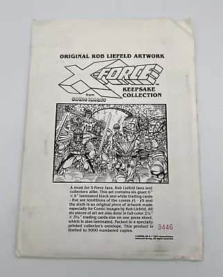 X Force Keepsake Collection Sealed Set #3446 Of 5000 Comic Images 1991 • $22.95