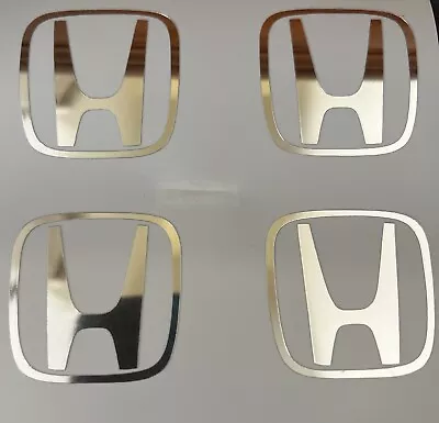 (4) Car Logo Decal Wheel Center Caps Sticker For Honda Accord Civic CRV VTec Si • $8.99