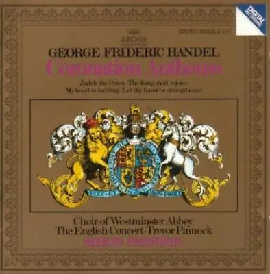 George Frederick Handel : Coronation Anthems CD Expertly Refurbished Product • £2.72