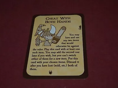 Steve Jackson Games: Munchkin Cheat With Both Hands Promo Card • $3.99