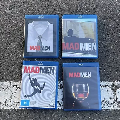 Mad Men Complete Collection Blu Ray Seasons 1-4 VGC FREE POST AU • $29.14