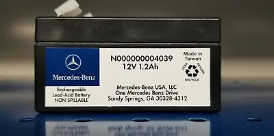 Mercedes-benz Auxiliary-secondary System Battery N000000-004039 Eng Racing • $64.52