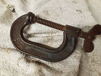 Vintage USA Columbian 3  C Clamp Clamping Adjustable Mechanics Machinest Tool  • $12.99