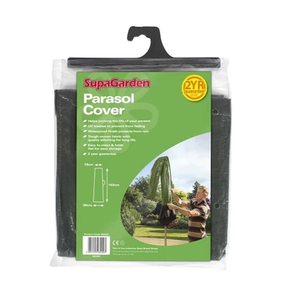 £5.91 • Buy Waterproof Garden Parasol Cover SupaGarden Outdoor Parasol Cover