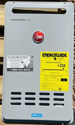 $750 • Buy Rheem ECO180XLN3-1 Performance Plus Natural Gas Indoor Tankless Water Heater