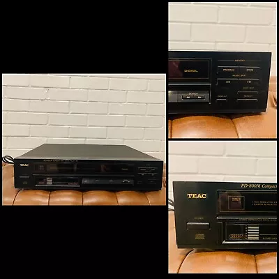 TEAC PD-800 M Multi-Play CD PLAYER Compact Disc Changer 6 CD Cartridge Tested!!! • $49