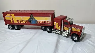 Vintage 1983 Ertl The A-Team Red Peterbuilt Semi Truck BA Baracus - Diecast Rare • £74.99