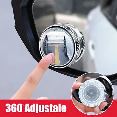 1 Pair 360 Degree Suction Cup Car Parts Rearview Mirror Rotating Blind Spot Kits • $9.29