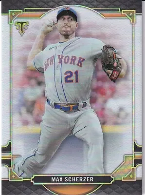 New York Mets Max Scherzer 2022 Topps Triple Threads #91 • $0.99