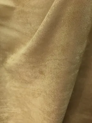 TAN Solid Faux Suede Upholstery Drapery Fabric (54 In.) Sold By The Yard • $9.99