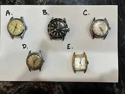 Mechanical Vintage Watch Lot: Sheffield Yale Croton Orvin • $100