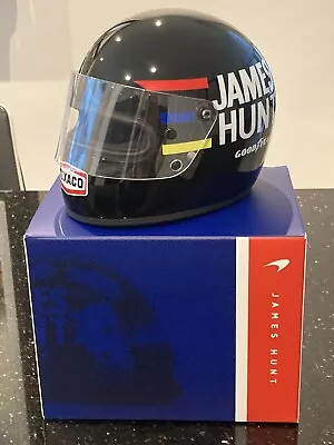 V Rare James Hunt 1:2 Scale Replica Helmet 1976 - Mclaren F1 - World Champion • £229.99