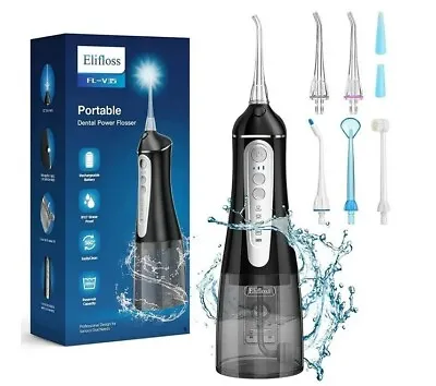 View Details Cordless Water Flosser Dental Oral Irrigator Travel Teeth Cleaner Floss Pick NEW • 24.99$
