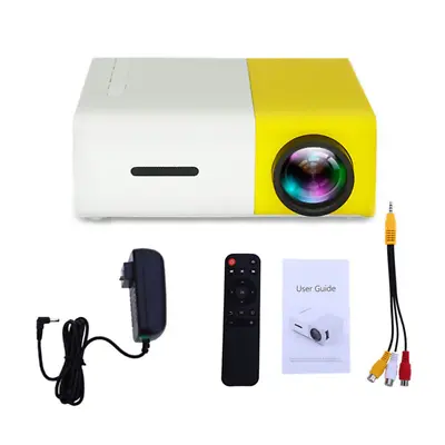 Mini Projector YG300 Pro LED Supported 1080P Full HD Portable Beamer Audio HDMI  • $23.99