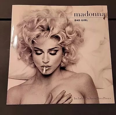 Madonna 12  Bad Girl With Exclusive Poster • $30