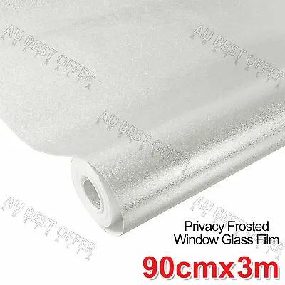 90cm*3m/5m Clear Frosted Home Window Glass Removable Privacy Film AU • $13.76