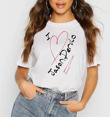 Jason Derulo T-Shirt I Love Jason Derulo Inspired 2024 Tour Fashion Concert • £15.99