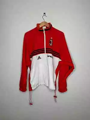 Rare Original AC Milan Jacket 2000 - 2002 ADIDAS S SMALL Football Shirt VGC • £0.99